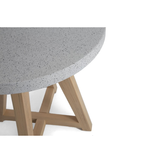 TΡΑΠΕΖΙ BISTRO NORIA TERAZZO ΓΚΡΙ