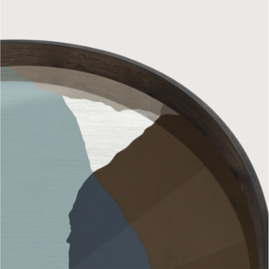 ΔΙΣΚΟΣ WABI SABI-ΓΥΑΛΙ-ΓΡΑΦΙΤΗΣ-ΣΤΡΟΓΓΥΛΟ-XL