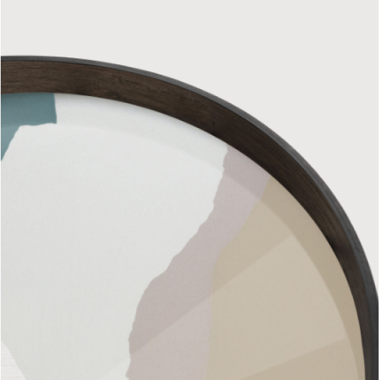 ΔΙΣΚΟΣ WABI SABI-ΓΥΑΛΙ-ΣΧΗΜΑ-ΣΤΡΟΓΓΥΛΟ-Λ