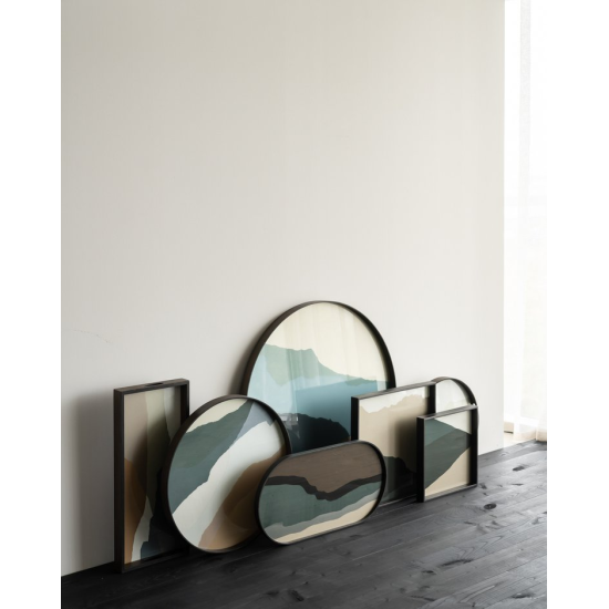 ΔΙΣΚΟΣ WABI SABI-ΓΥΑΛΙ-ΣΧΗΜΑ-ΣΤΡΟΓΓΥΛΟ-Λ