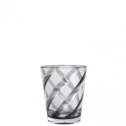 ΜΕΘΑΚΡΥΛΙΚΟ ΓΥΑΛΙ ΜΕ ΔΙΑΦΑΝΗ ΜΑΥΡΗ ΣΠΕΙΡΑ