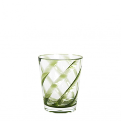 ΜΕΘΑΚΡΥΛΙΚΟ ΓΥΑΛΙ ΜΕ ΔΙΑΦΑΝΗ ΠΡΑΣΙΝΗ ΣΠΕΙΡΑ