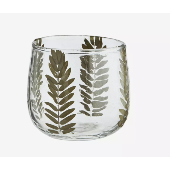 ΚΗΡΟΠΗΓΙΟ ΑΠΟ ΓΥΑΛΙ ΜΕ ΦΥΛΛΑ