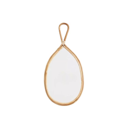 ΟΒΑΛ ΚΑΘΡΕΠΤΗΣ ΜΕ ΜΠΑΜΠΟΥ ΚΟΡΝΙΖΑ