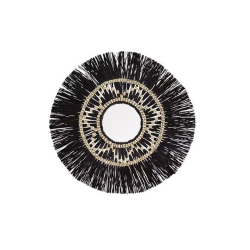 ΣΤΡΟΓΓΥΛΟΣ ΚΑΘΡΕΠΤΗΣ ΜΕ ΜΑΥΡΟ SEAGRASS