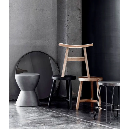 ΚΑΘΡΕΠΤΗΣ ΤΟΙΧΟΥ ΣΤΡΟΓΓΥΛΟΣ S ΜΑΥΡΟΣ ΣΙΔΕΡΕΝΙΟΣ