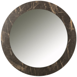 ΚΑΘΡΕΠΤΗΣ ΞΥΛΟ ΓΥΑΛΙ ΣΚΟΥΡΟ ΚΑΦΕ