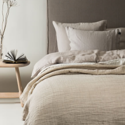 ΚΟΥΒΕΡΛΙ HANNELIN ΦΥΣΙΚΟ/ΛΕΥΚΟ