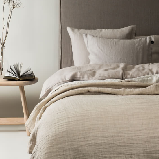 ΚΟΥΒΕΡΛΙ HANNELIN ΦΥΣΙΚΟ/ΛΕΥΚΟ